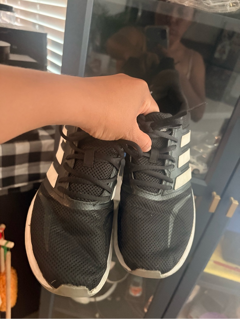 adidas Black and White Women's Athletic Sneakers